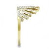 damsky zlaty ocelovy prsten sr3128 c