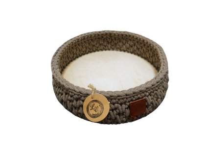 Košík nízký vzorovaný