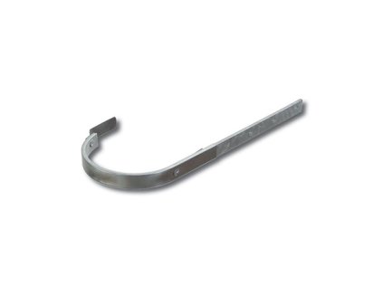 Pozinkovaný žlabový hák 333 mm (Rozměr 333/530 mm, kroucený)