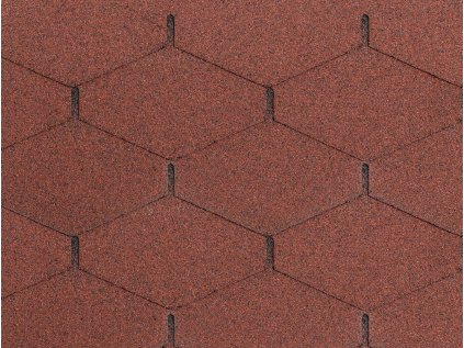 Asfaltový šindel Guttatec Diamant (3m2/bal) (Barva červená)