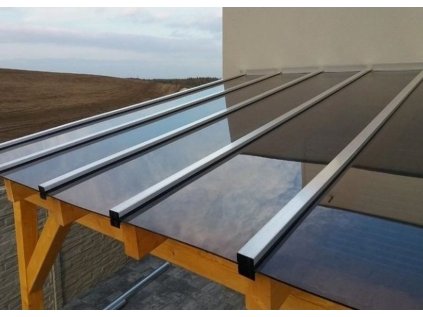 POLYKARBONÁTOVÁ deska plná 5 mm - kouř grey - 1025 x 3050 mm
