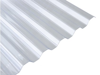 Polyvinylchloridová trapézová deska PVC trapéz (Barva čirá, Rozměr 2000 x 900 mm)