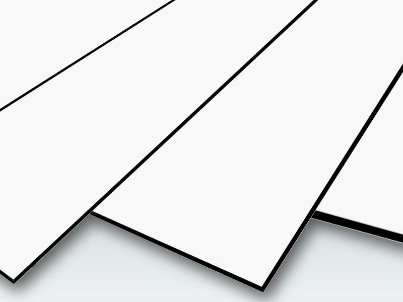 PVC sendvičové desky Palboard 3 mm - bílá/černá/bílá Rozměr: 2030 x 3050 mm