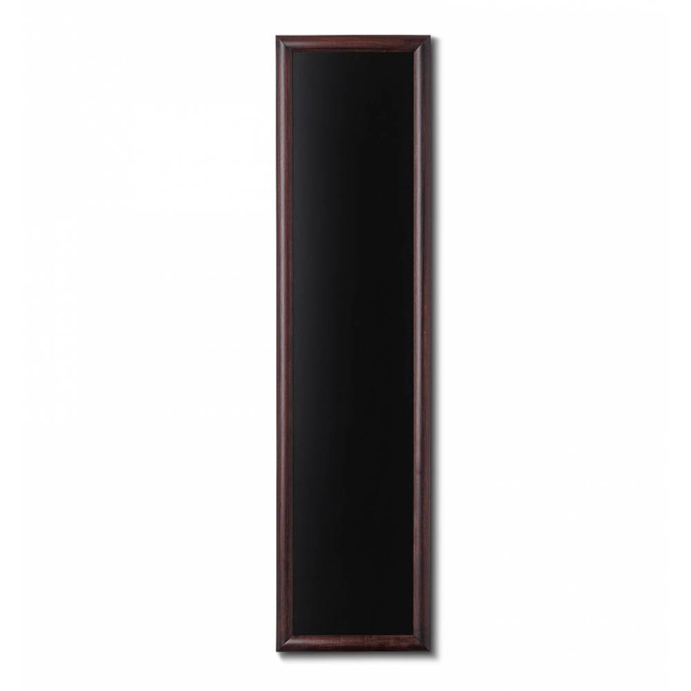 Dřevěná tabule Velikost / formát: 350 x 1500 mm, Barva rámu: Tmavě hnědá