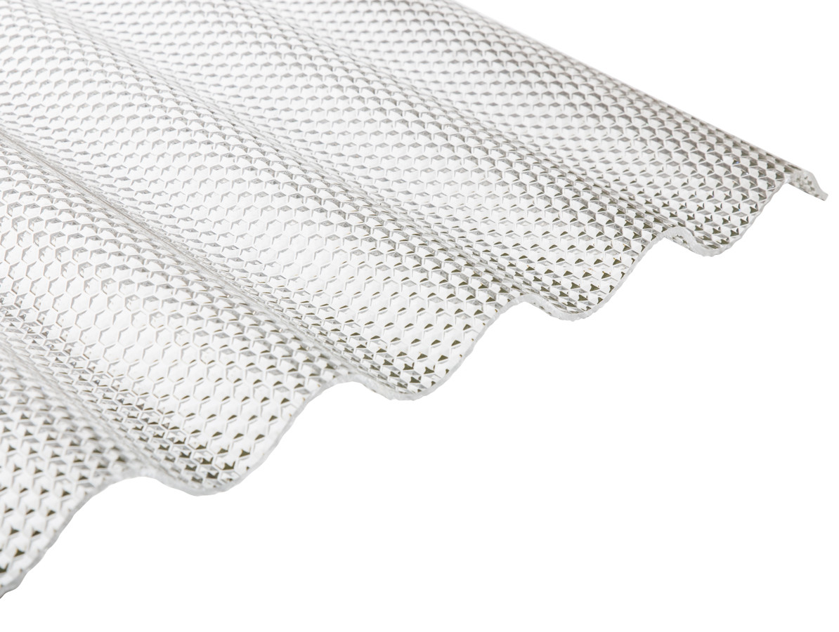 Polykarbonátová vlnitá deska Guttagliss WABE, čirá Rozměr: 2000 x 1050 mm