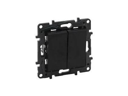 LEGRAND NILOE S 863505B – spínač č. 5 černý  moderní přepínací vypínač pro interiéry