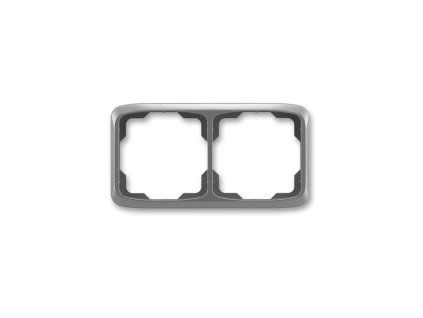 TANGO Dvojrámeček vodorovný kouřová šedá ABB 3901A B20 S2