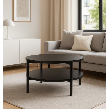 rendkívüli-konferenciaasztal-sigma-b-sm-02-matt fekete kivitelben