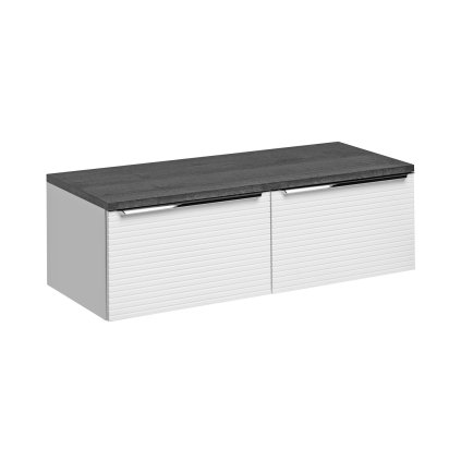 Fürdőszobagarnitúra Leonardo White D120 1 tányérral