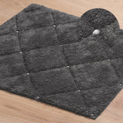 Fürdőszoba matt CHIC 2 | sötétszürke 50 x 70 cm 0