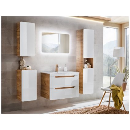 Fürdőszobagarnitúra ARUBA WHITE 80/2