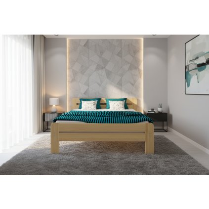 Dallas dupla fenyőágy a hálószobában