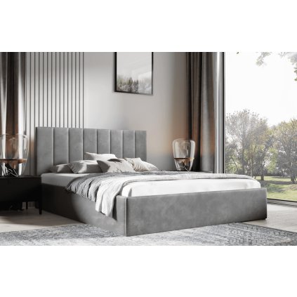 kárpitozott ágy lucy 02 méret 140 x 200 cm szövet trinity 15
