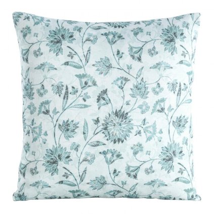 Párnahuzat FLORE 3 | menta virágokkal 45 x 45 cm 0