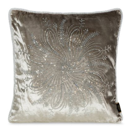 Párnahuzat ROYAL 7 | sötét bézs 45 x 45 cm 0