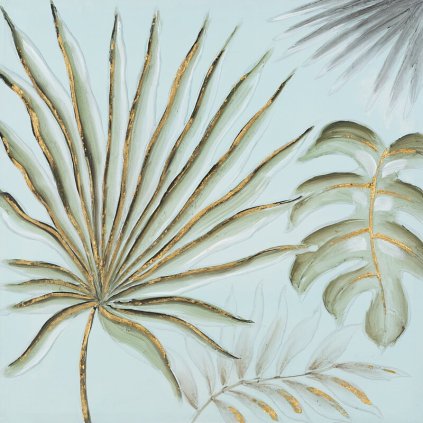 A LEAVES 446B képe | világoszöld 60 x 60 cm 0