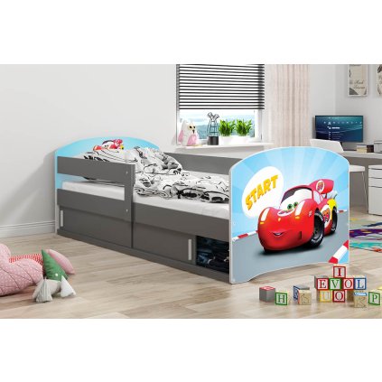 Bed Luki szürke autó