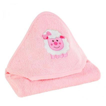 Fürdőlepedők baby31 rózsaszín bárány részlet