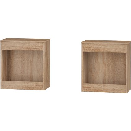 Egyszerű polcok MAXIMUS 23, a design tölgy sonoma lámpák