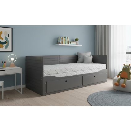 praktikus szürke hermes gyerekágy a gyerekszobában