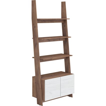 rendkívüli RACK Rack 07, modern megjelenésű kézműves dohány / kézműves fehér