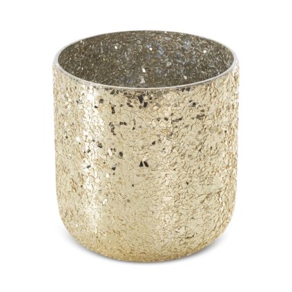 Üvegburkolat MELIA 01 virágcseréphez | arany 14x15 cm 0