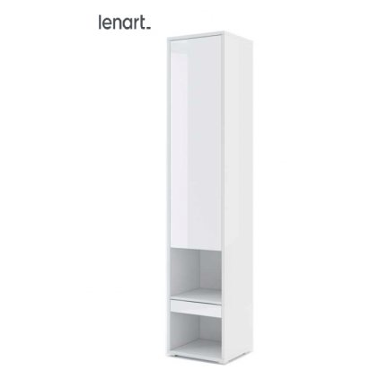Fehér fényes szekrény Lenart BED CONCEPT BC-07p