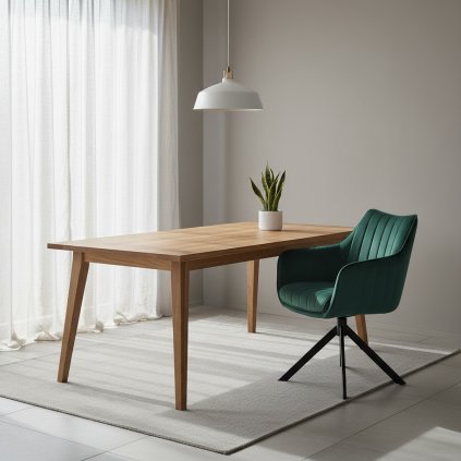 Forgós-étkezőszék-Azalia-bársonyzöld