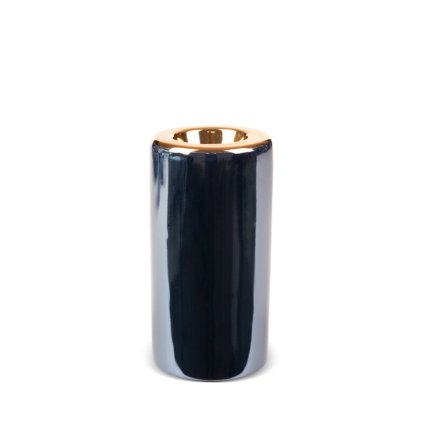 Gyertyatartó AMORA 1 | sötétkék 8 x 15 cm 0