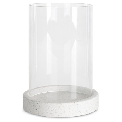 Gyertyatartó KEVIN | átlátszó 18 x 24 cm 0