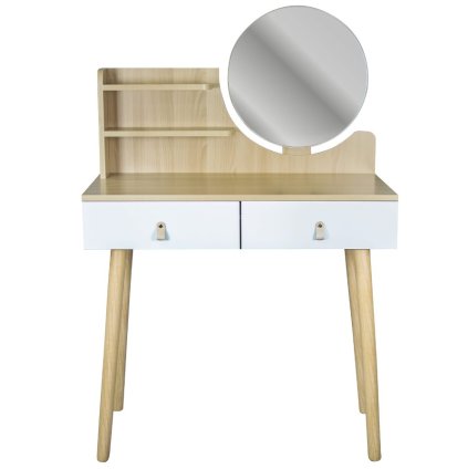 modern fésülködőasztal cm989283 fiókokkal és tükörrel