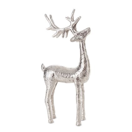 Karácsonyi dekoráció DEER 166A | ezüst 16 x 6 x 39 cm 0