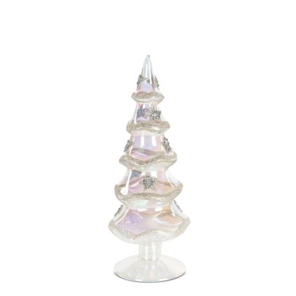 Karácsonyi dekoráció FA 161C | ezüst 10 x 24 cm 0