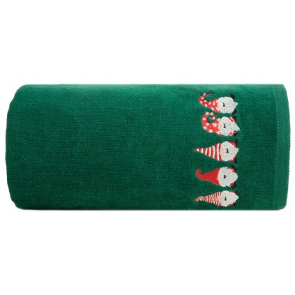 Karácsonyi törölköző KARMEN 1 | sötétzöld 50 x 90 cm 0