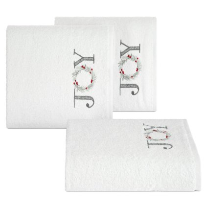 Karácsonyi törölköző MIKULÁS 18 | fehér 50 x 90 cm 0