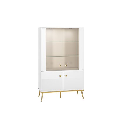 széles kirakat gordon 03 modern fehér kivitelben