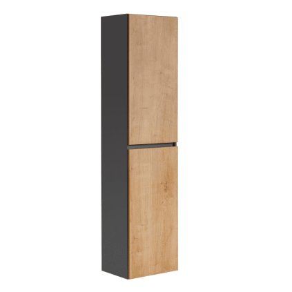 magas fürdőszobai szekrény MONAKO GREY OAK 800