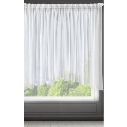 fehér függöny aga 400x145cm Az ablakon