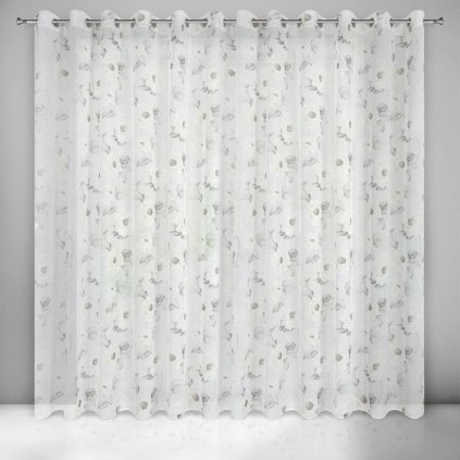 Függöny BESSY K | fehér/olíva 350 x 250 cm 0