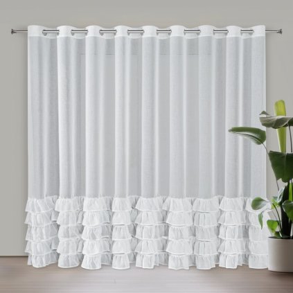 Függöny DANI 1 K | fehér 300 x 250 cm 0