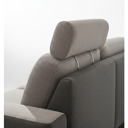 kiváló minőségű, szürke Chantal fejtámla