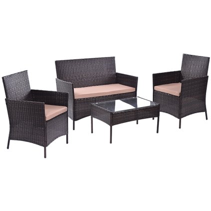 Kerti rattan szett Mokka 3