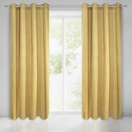 Sötétítő függöny CLARISA K | mustár 140 x 270 cm 0