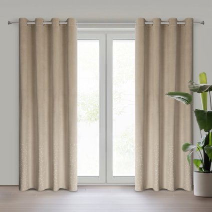 Függöny ARIADNA K | bézs 140 x 250 cm 0