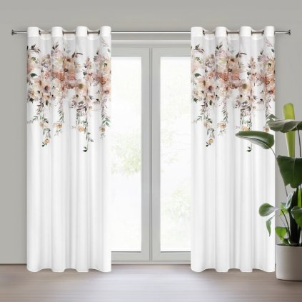 AVERY K zsanér | fehér/virág 140 x 250 cm 0