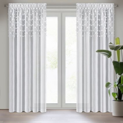 STELLA P függöny | fehér 140 x 270 cm 0