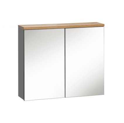 tükörszekrény Bali Grafit 841 szélessége 80 cm