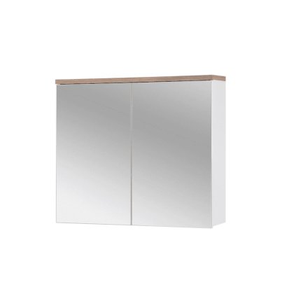 tükör szekrény bali fehér 841 széles 80 cm