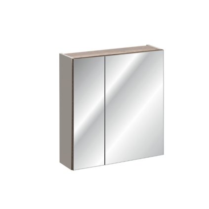 praktikus tükrös szekrény santa fe taupe 84 60