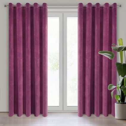 Függöny VILLA K | lila 140 x 250 cm 0